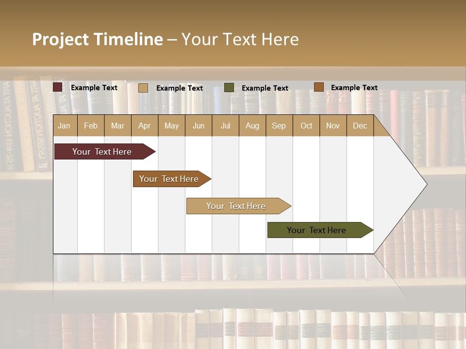 Bookcase PowerPoint Template
