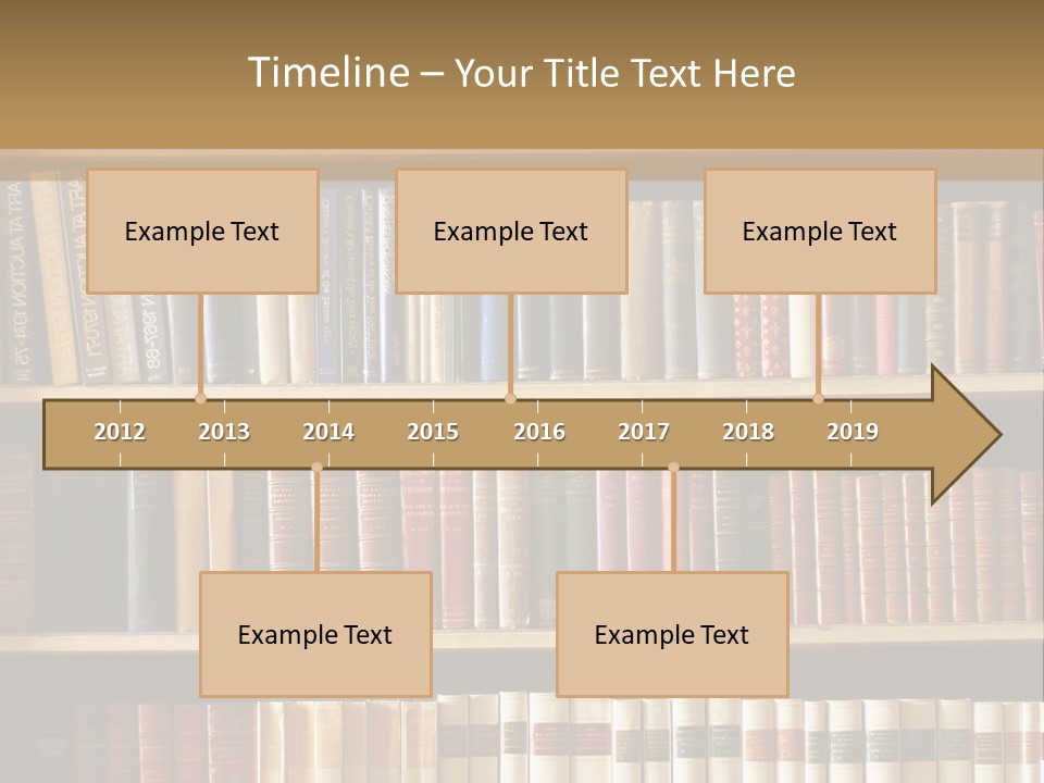 Bookcase PowerPoint Template