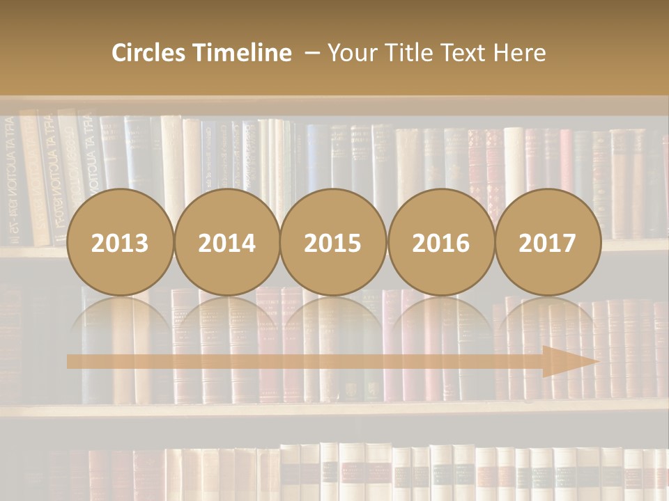 Bookcase PowerPoint Template