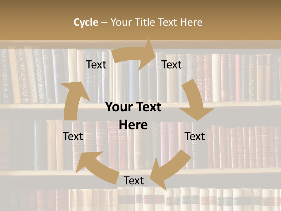 Bookcase PowerPoint Template