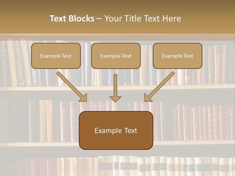 Bookcase PowerPoint Template