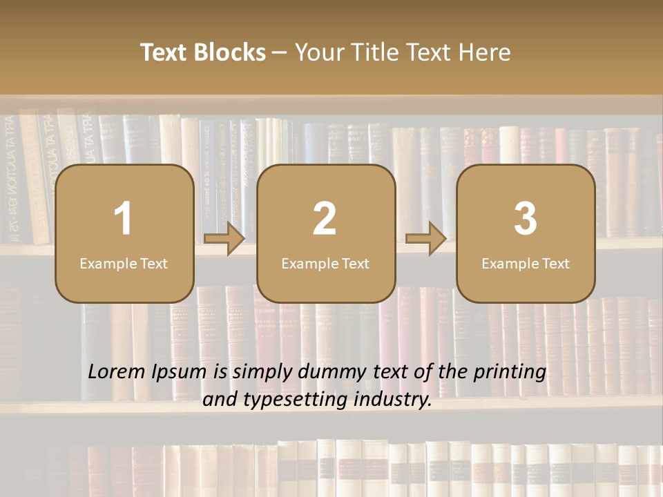 Bookcase PowerPoint Template