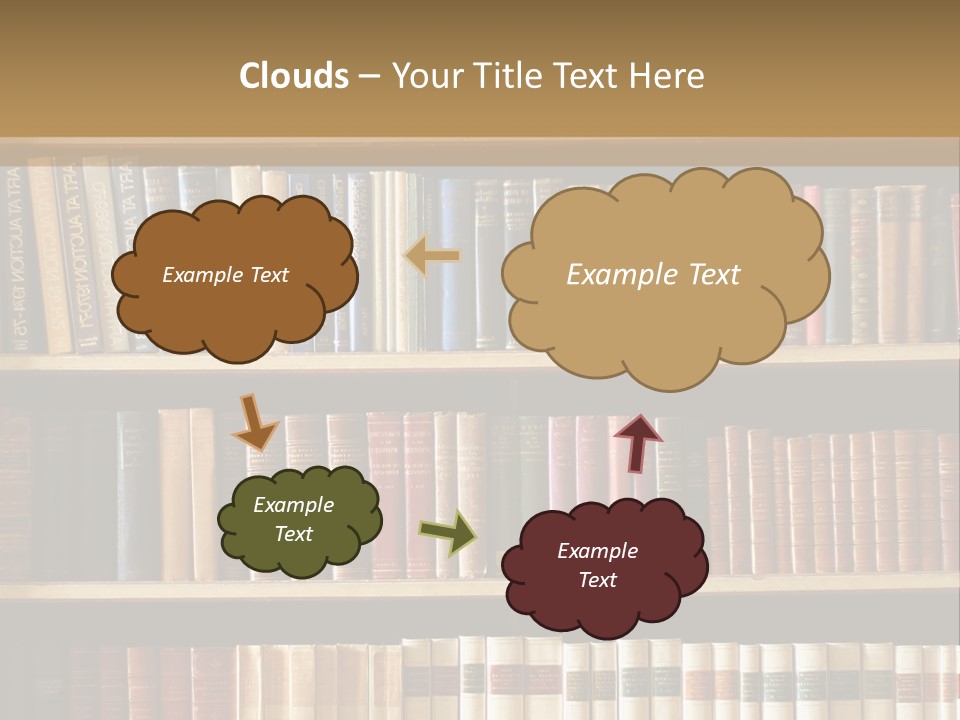 Bookcase PowerPoint Template