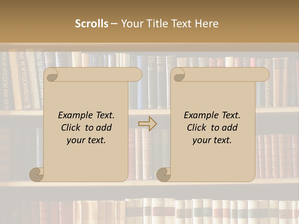 Bookcase PowerPoint Template