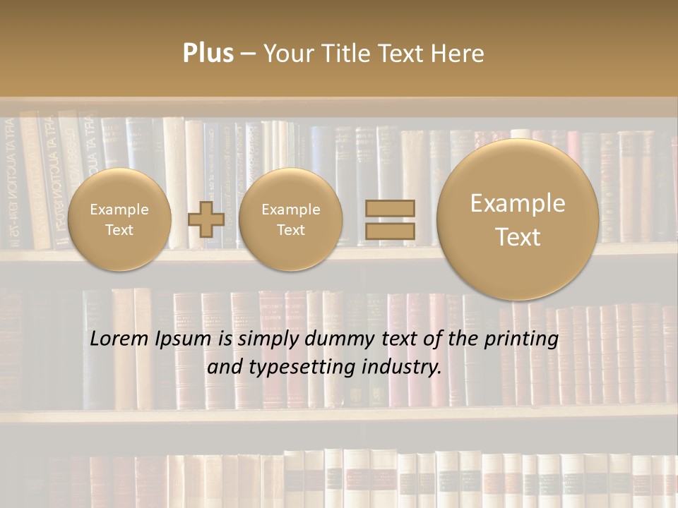 Bookcase PowerPoint Template