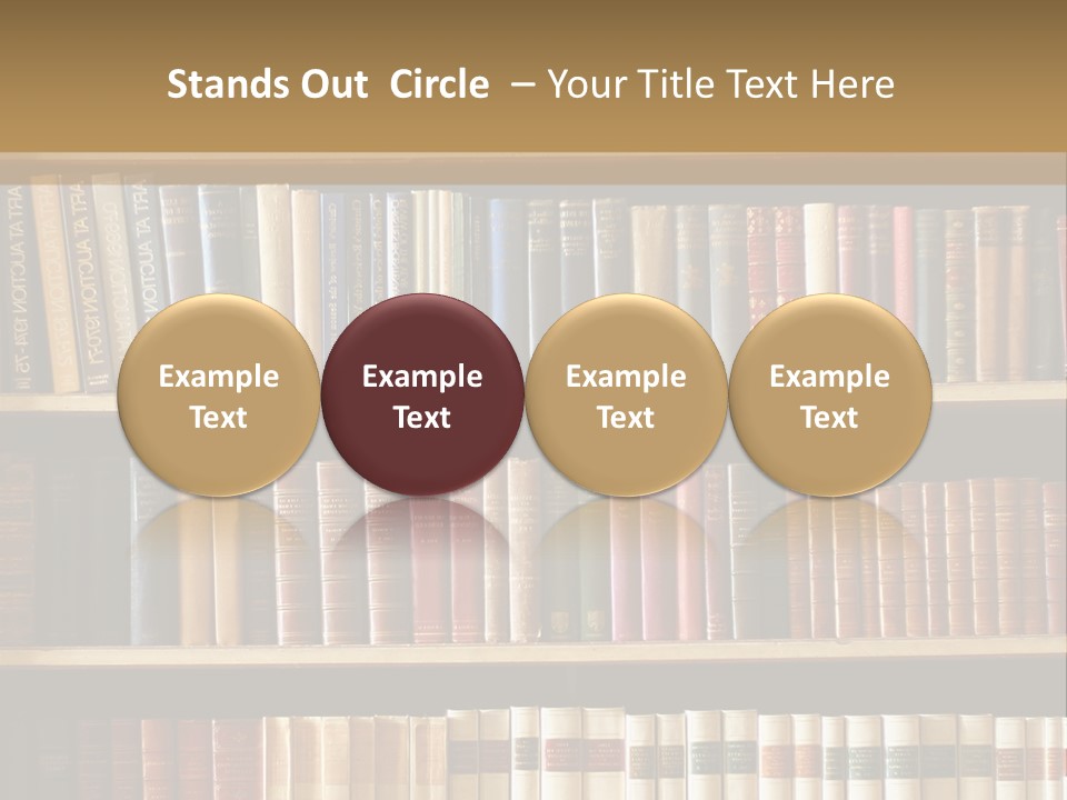 Bookcase PowerPoint Template