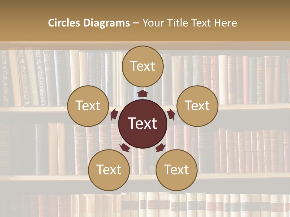 Bookcase PowerPoint Template