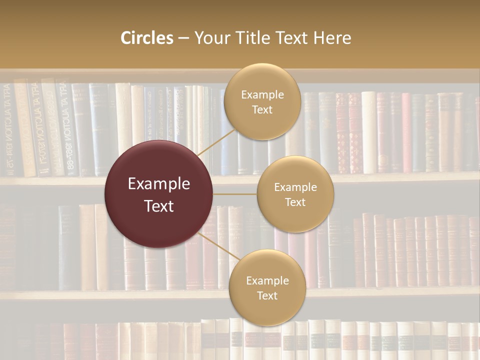 Bookcase PowerPoint Template