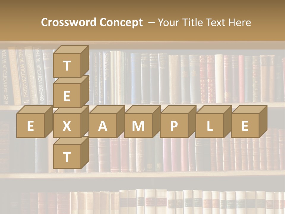 Bookcase PowerPoint Template