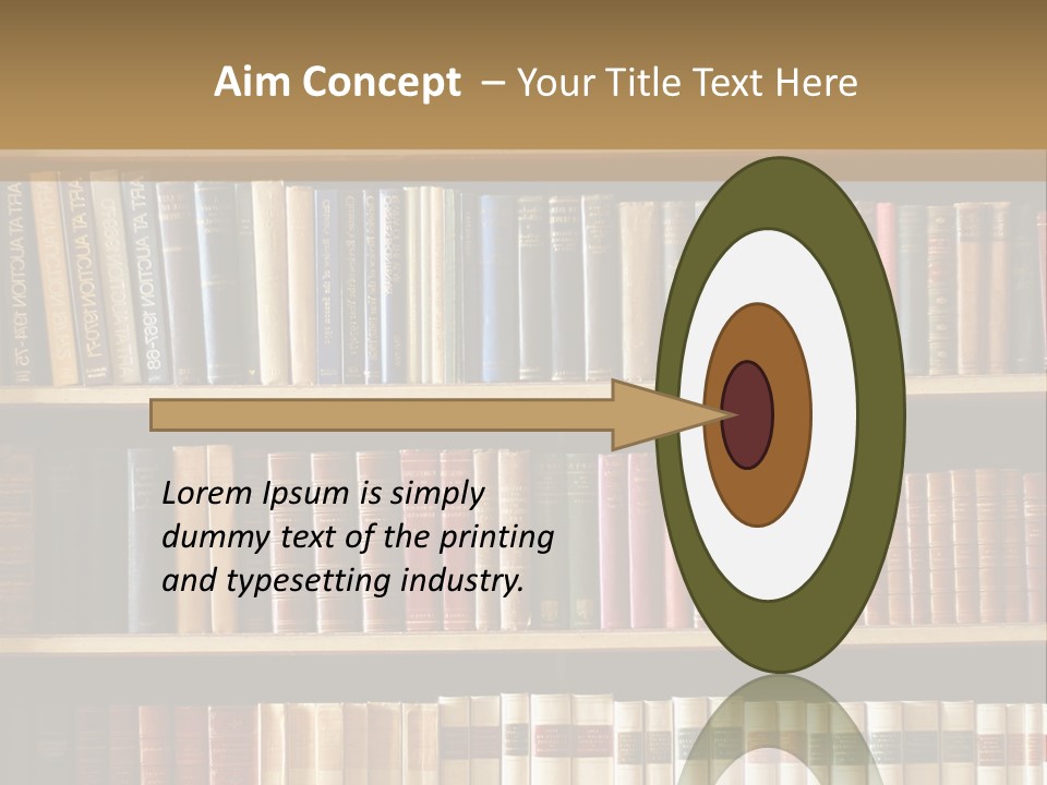Bookcase PowerPoint Template