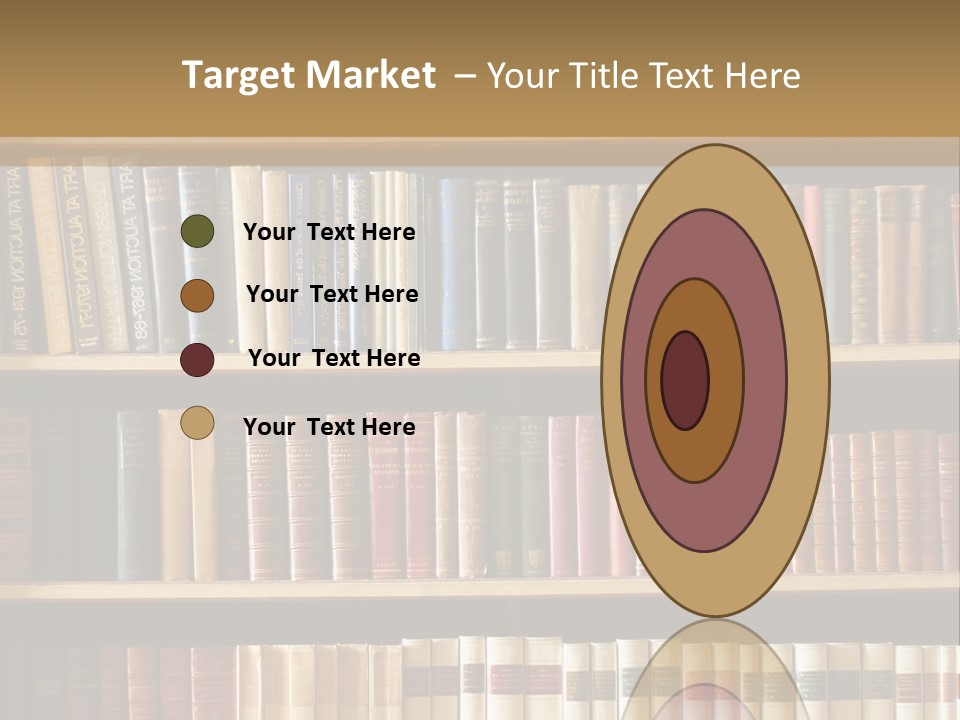 Bookcase PowerPoint Template