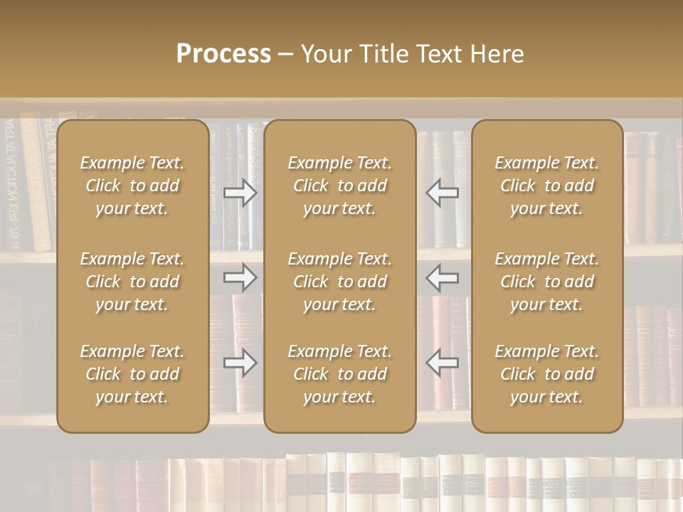 Bookcase PowerPoint Template