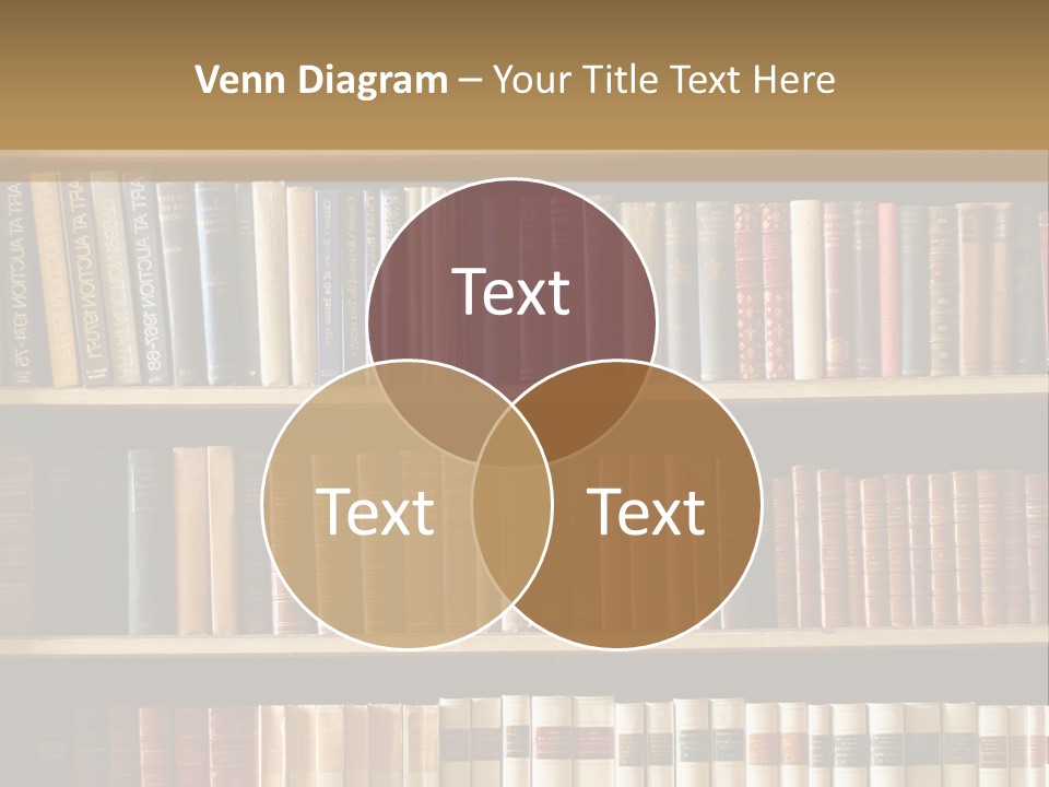 Bookcase PowerPoint Template