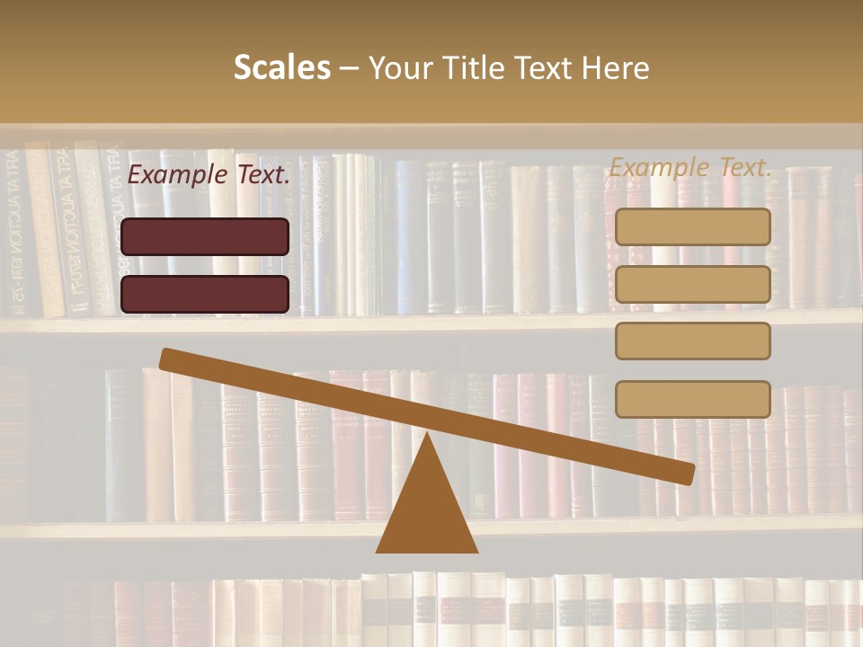 Bookcase PowerPoint Template