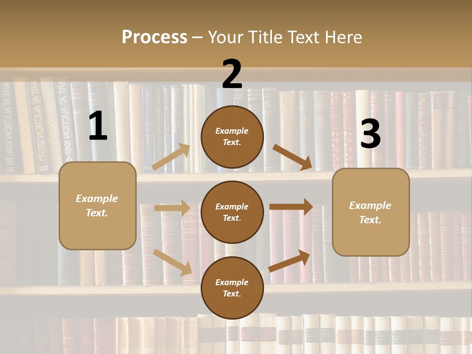 Bookcase PowerPoint Template