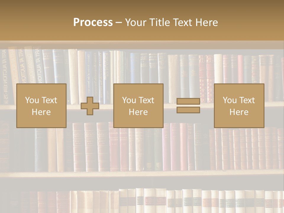 Bookcase PowerPoint Template
