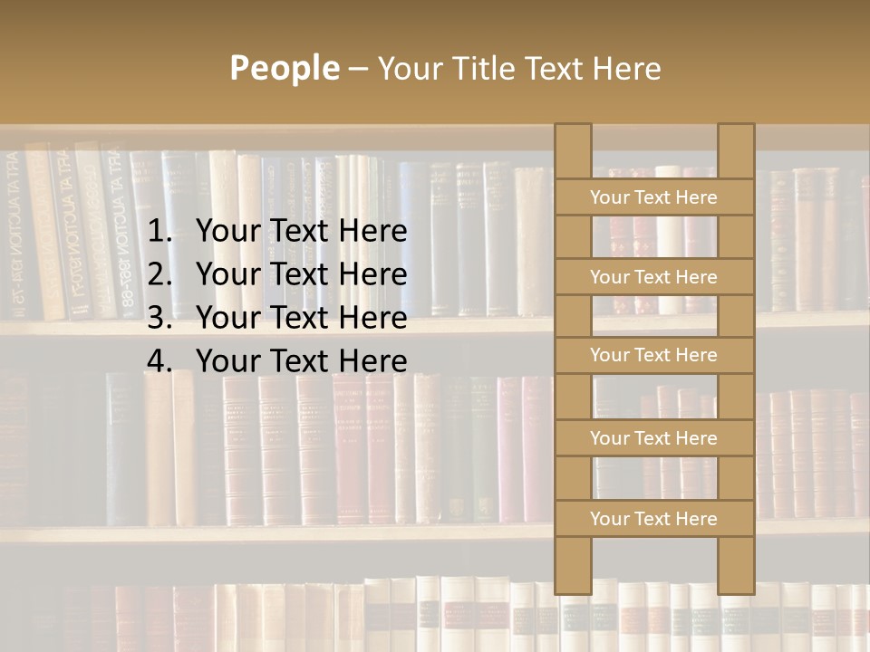 Bookcase PowerPoint Template