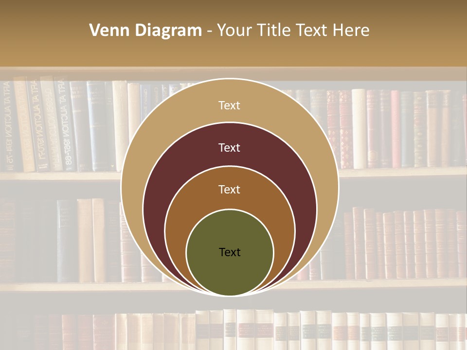 Bookcase PowerPoint Template