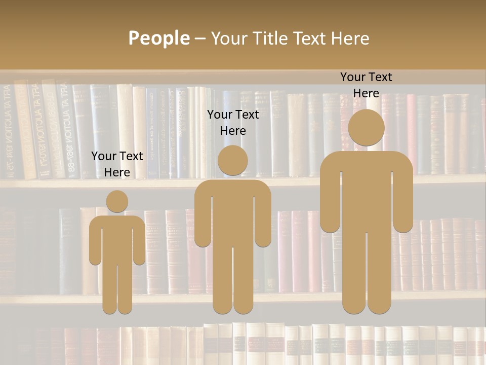 Bookcase PowerPoint Template