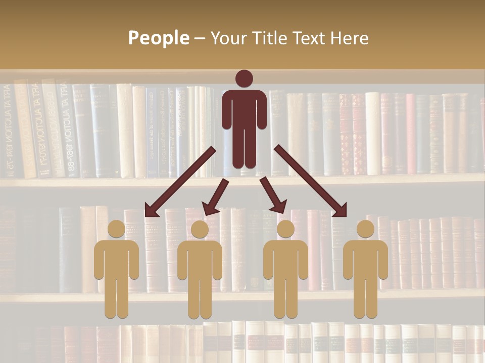 Bookcase PowerPoint Template