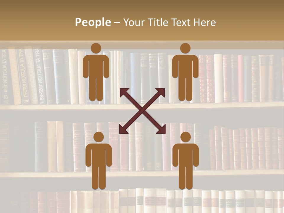 Bookcase PowerPoint Template