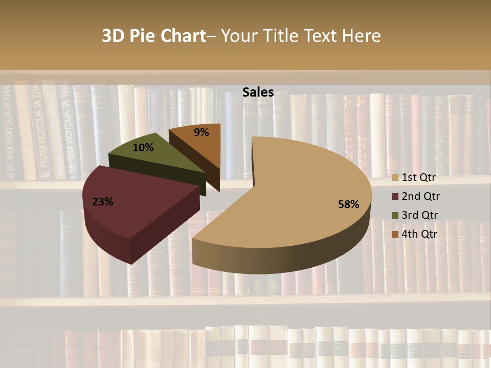 Bookcase PowerPoint Template