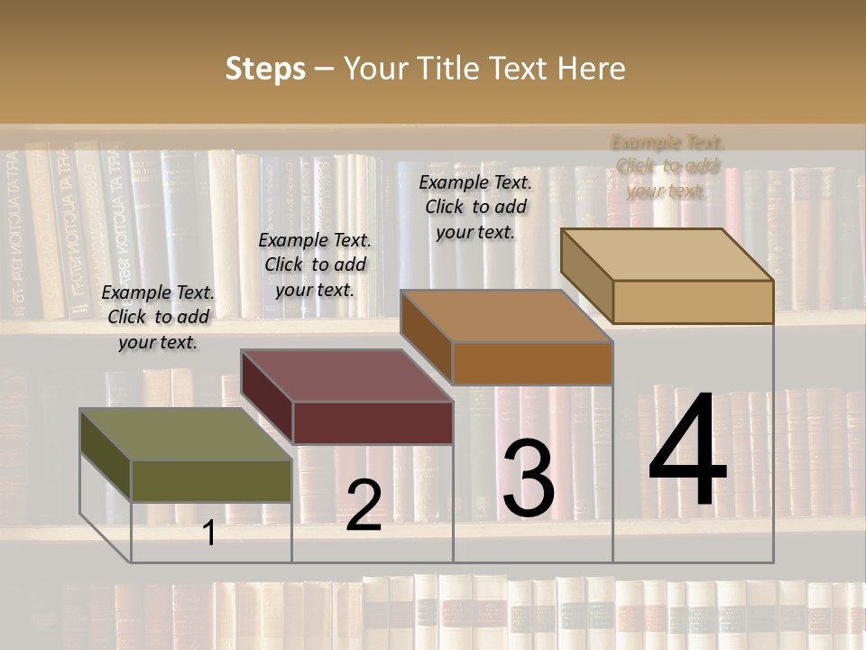 Bookcase PowerPoint Template