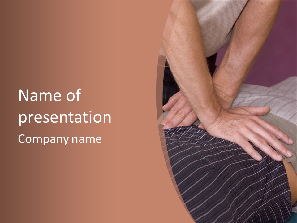 Chiropractic Adjustment PowerPoint Template