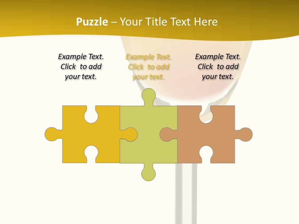 Mimosa Cocktail - Isolated On White PowerPoint Template