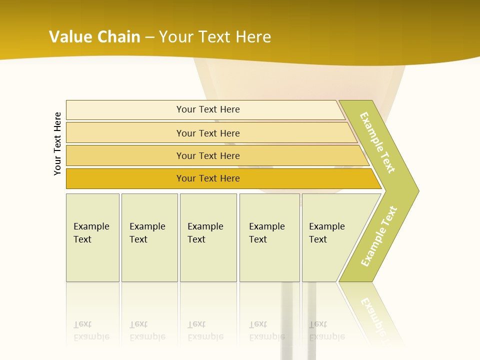 Mimosa Cocktail - Isolated On White PowerPoint Template