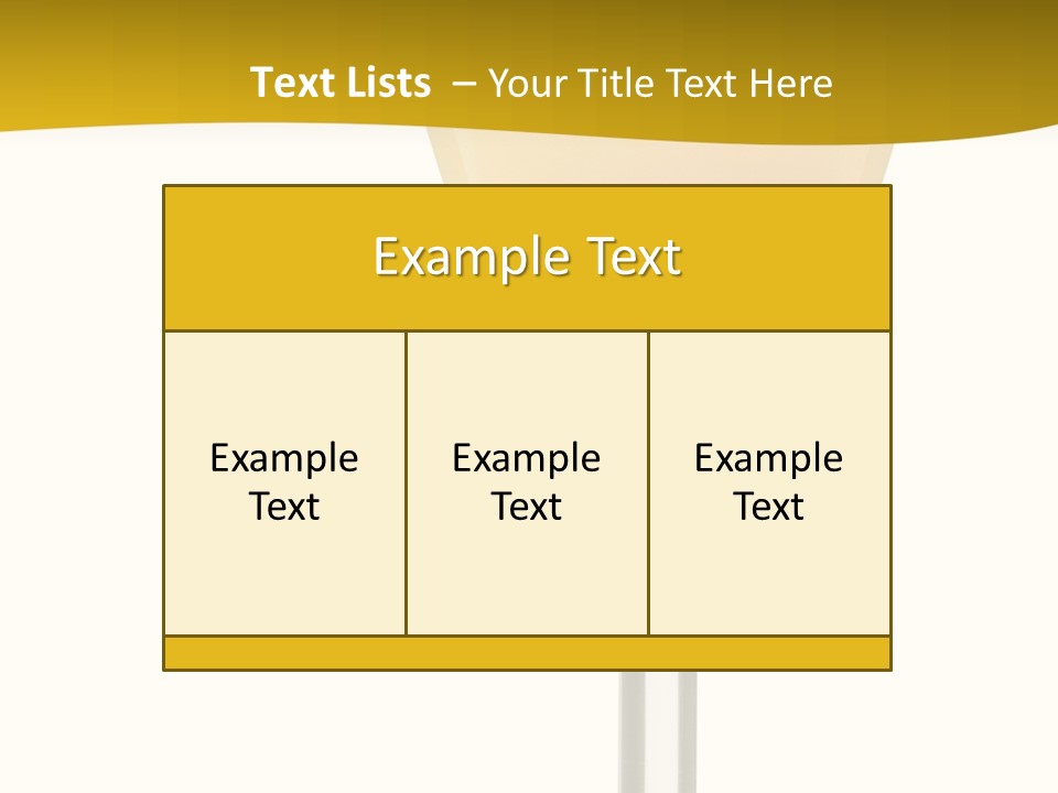 Mimosa Cocktail - Isolated On White PowerPoint Template