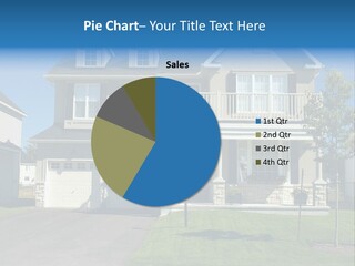 New House In A New Development PowerPoint Template