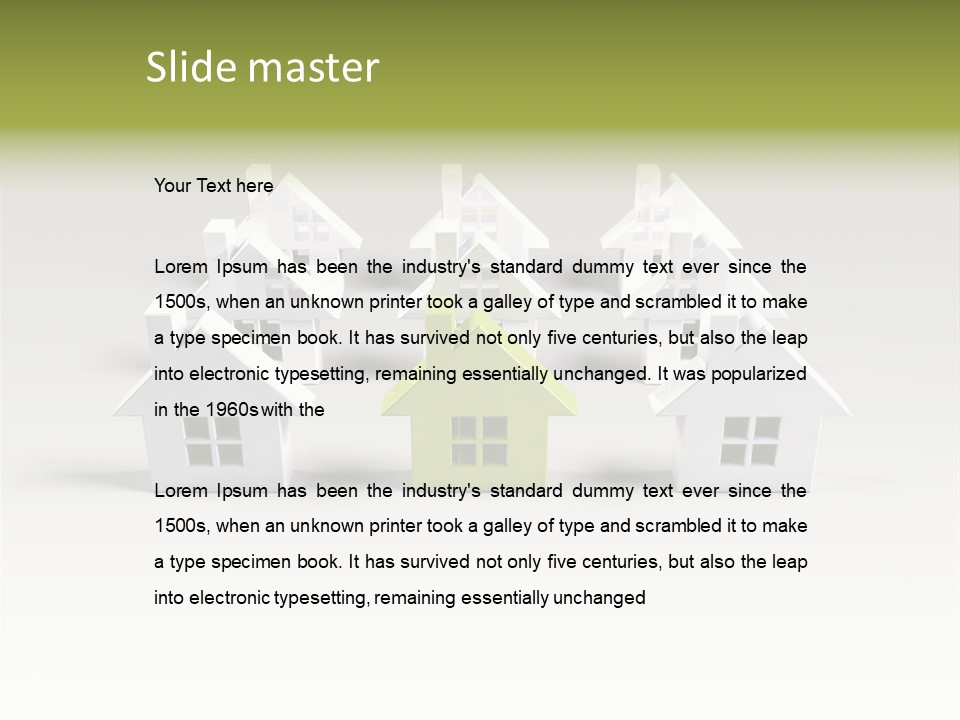 Red House PowerPoint Template