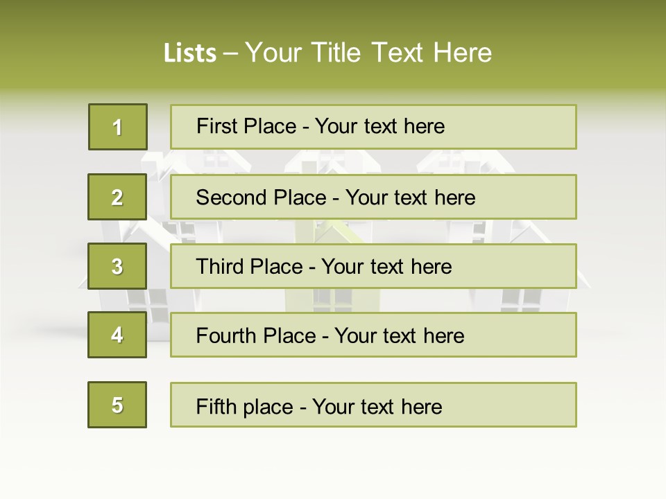 Red House PowerPoint Template