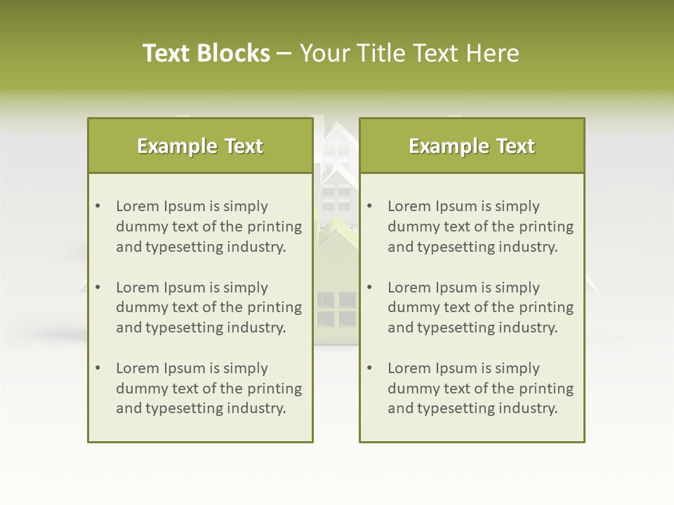 Red House PowerPoint Template
