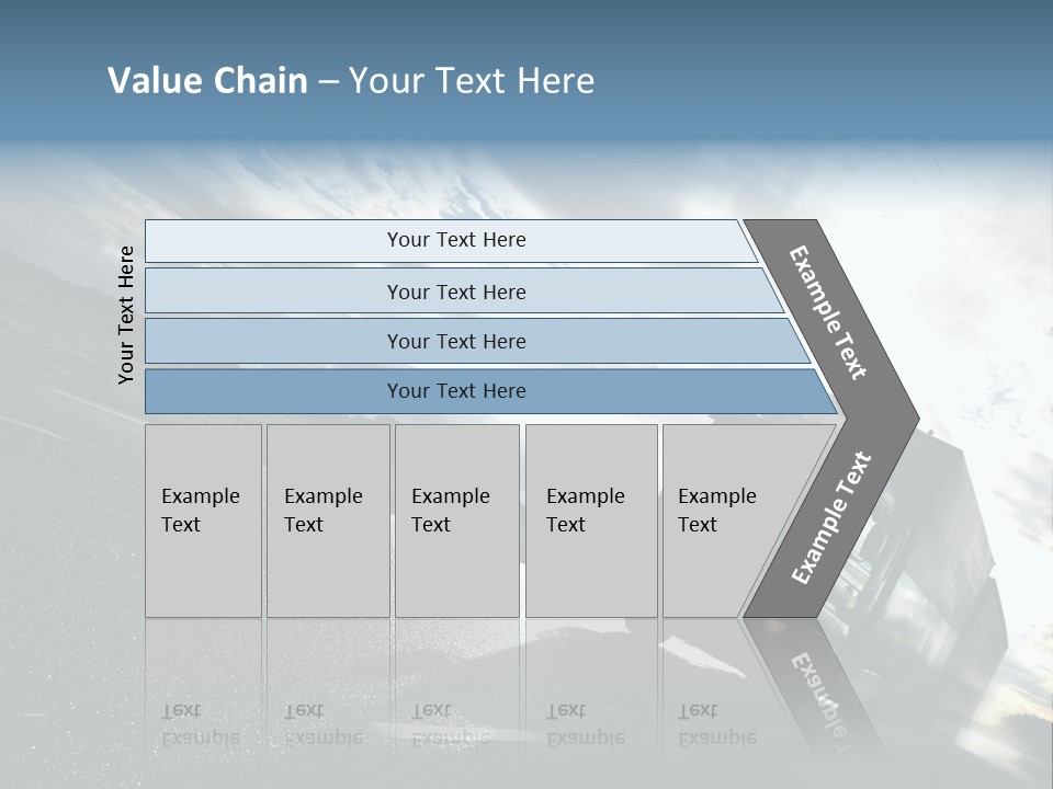 Truck Driving On Country-Road/Motion PowerPoint Template