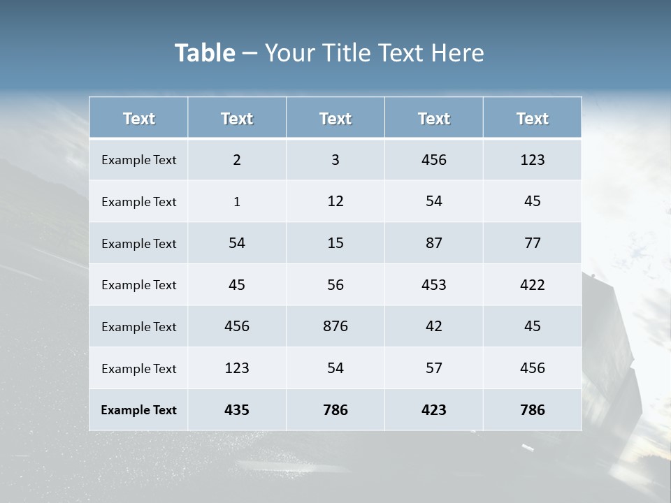 Truck Driving On Country-Road/Motion PowerPoint Template
