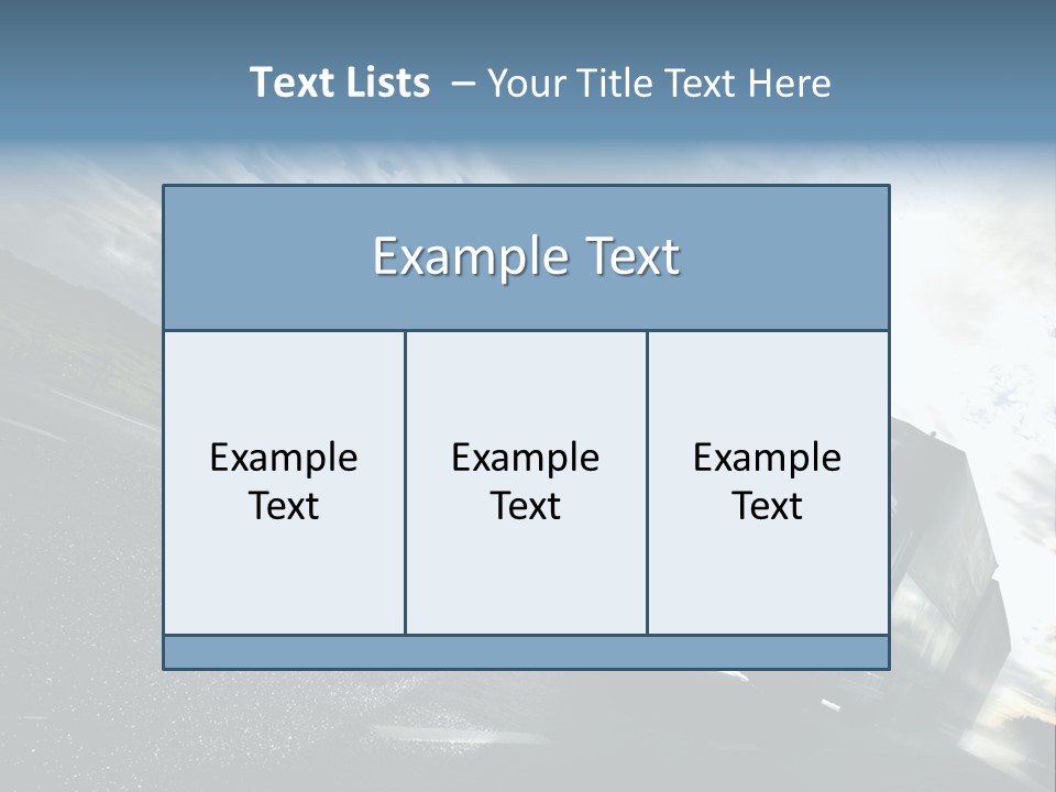 Truck Driving On Country-Road/Motion PowerPoint Template