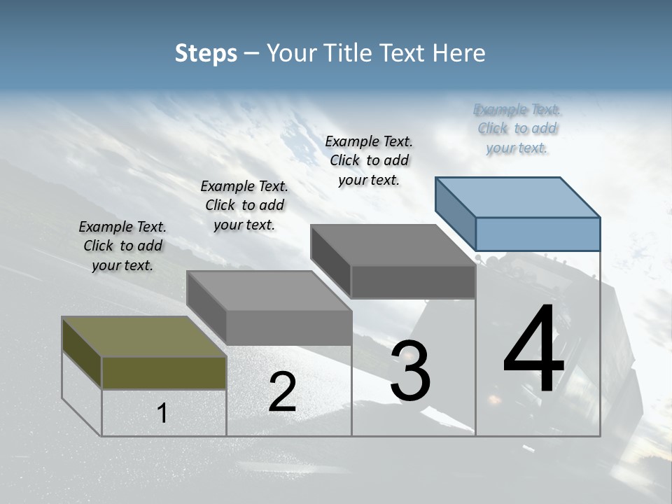Truck Driving On Country-Road/Motion PowerPoint Template