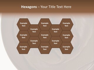 Hazelnuts Dropped In A Swirl Of Nougat Butter. PowerPoint Template