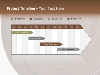 Hazelnuts Dropped In A Swirl Of Nougat Butter. PowerPoint Template