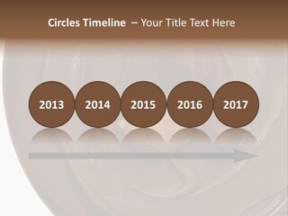 Hazelnuts Dropped In A Swirl Of Nougat Butter. PowerPoint Template