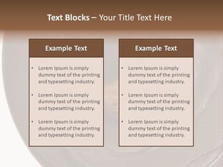 Hazelnuts Dropped In A Swirl Of Nougat Butter. PowerPoint Template