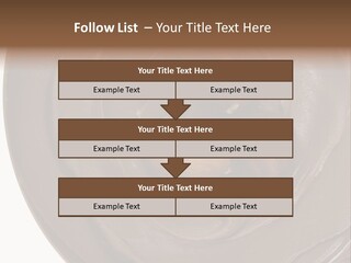 Hazelnuts Dropped In A Swirl Of Nougat Butter. PowerPoint Template