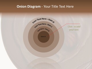 Hazelnuts Dropped In A Swirl Of Nougat Butter. PowerPoint Template
