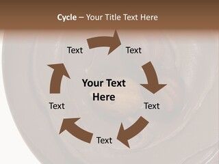 Hazelnuts Dropped In A Swirl Of Nougat Butter. PowerPoint Template