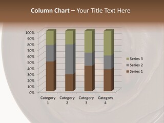 Hazelnuts Dropped In A Swirl Of Nougat Butter. PowerPoint Template