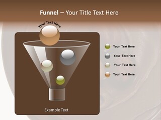 Hazelnuts Dropped In A Swirl Of Nougat Butter. PowerPoint Template