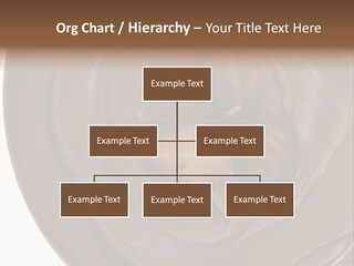 Hazelnuts Dropped In A Swirl Of Nougat Butter. PowerPoint Template
