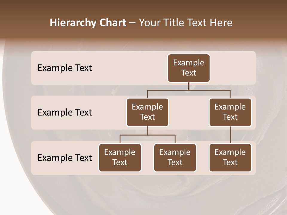 Hazelnuts Dropped In A Swirl Of Nougat Butter. PowerPoint Template